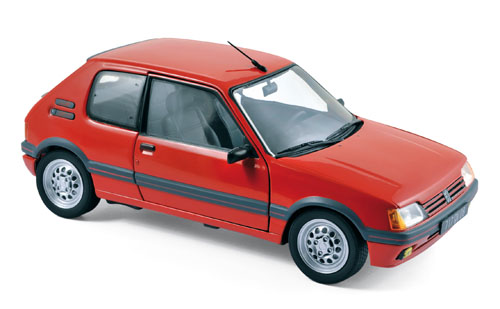 1986 RENAULT SUPERCINQ GT TURBO RED 1//18 DIECAST MODEL CAR BY NOREV 185208